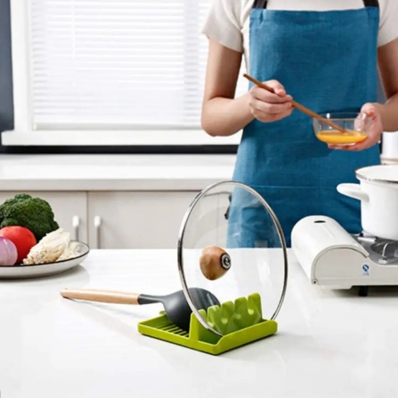 - White Utensil & Lid Holder - New - Picture 14 of 15